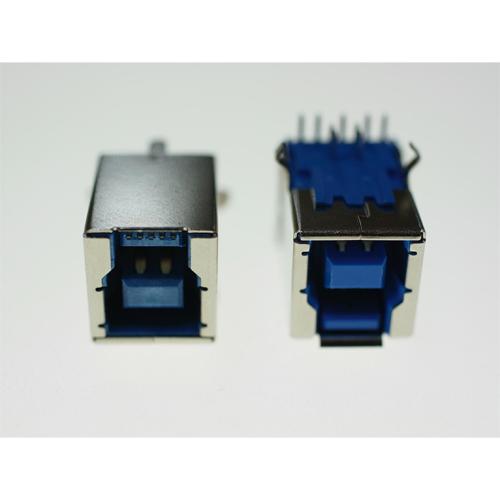 USB 3.0 B Type Single Port Receptacle Right Angle, Dip Type - 5415-X01-XX1-XX