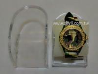 Silicone Diamond Quartz Watch