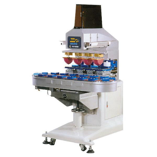Four Color Sealed Ink Cup Pad Printer with Rotary Table!!salesprice