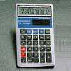 12 - Digit Big - Display Pocket Size Electronic Calculator (Come With Wallet) - SL-8012B