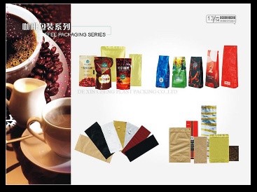 coffee bag with various bag style