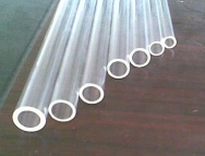 Transparent quartz tubes