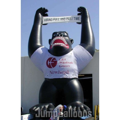 Inflatable Gorilla, Advertising Balloons, Rooftop/Cold Air Balloon Inflatables(B3038)