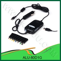 Factory Supply DC 80W Universal Laptop Adapter for car use