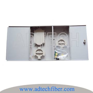 Fiber Optic Wall-mounted Box, 24 port, SC Simplex