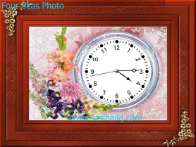 Three-dimensional wall clock ,Clock. Bell . wall clcok