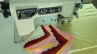 ultrasonic table cloth sewing machine