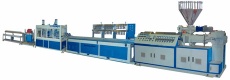 wood and plastic profile production line