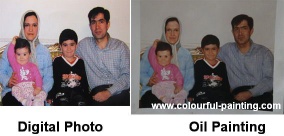 oil painting from photos-family - pod01015