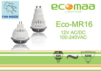 Ecomaa-MR16 Series  6W&7W MR16 Lamp with Fan