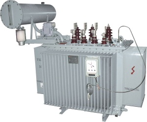 Three phase Power Distribution Transformer(oil immersed, step down transformer)