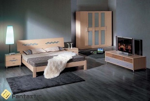 furniture, home furniture, bedroom furniture, bed, nightstand, dresser, wardrobe