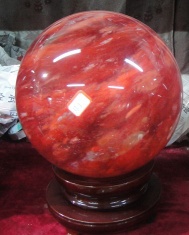 red crystal ball