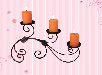 candle holders-iron candle holders