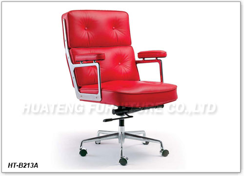 Polished aluminum base, five-star legs with swivel function, adds the comfort and funny when sitting on the chair