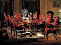 Classical dining table and chairs