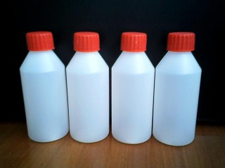 Plastic chemical bottles