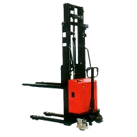 Semi-Electric Stacker With Fixed Fork