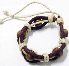 Leather Bracelet, Leather Bracelets, Stainless Steel Jewelry, Leather Wristband,  Leather Wristbands, Cow Leather Bracelet - IW1093