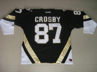 NHL Penguins  #89 Crosby Black Jersey
