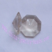 large supply clear faceted octagon jewelry crystal acrylic beads