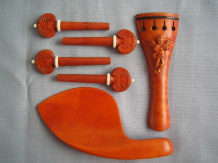 JQ-bcx violin box wood carved fittings