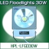 LED Floodlights Use Only 30W of Power Ideal for Architectural Landscape and Outdoor Billboard Illumination