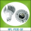 China 1x3Watts High Power White MR16 LED Light Bulbs 85-265VAC 150 lumens output