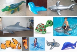 inflatable shark;inflatable crocodile;inflatable dolphin;inflatable turtle;inflatable pool rider;inflatable rider