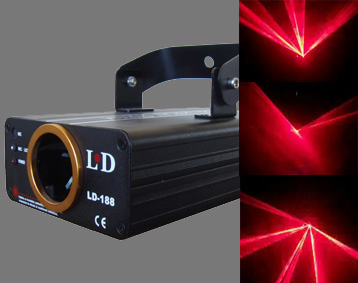 single red laser light