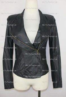 Jacket Coat Leather Women Outerwear Winter Designer Apparel Garment