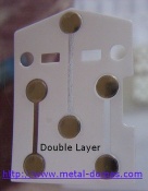 Metal Dome Array -- Double Layer