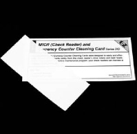 Check scanner cleaning card - Check scanner 