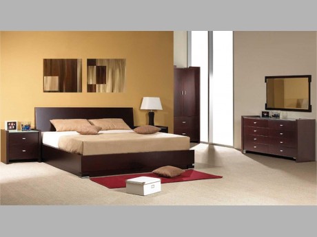 bedroom set, solid wood material
