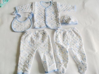 Sell Thick Thermal Underwear Baby Cotton Five Parts Install