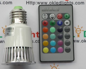 Remote Control RGB LED Bulbs(www.okledlights.com )