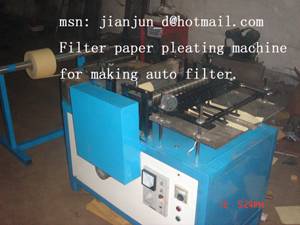 shuangjia filter paper pleating machine factory