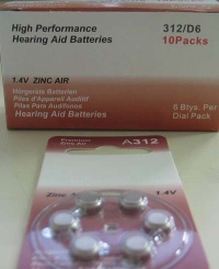 Zinc Air hearing Aid A13 A10 A312 A675