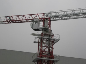 Topless tower crane