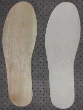 wooden paper insole