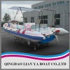 rib boat with motors for pleasure and sports use