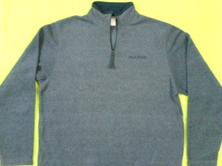 Mens long sleeve Fleece Sweatshirt with Logo Embroidery