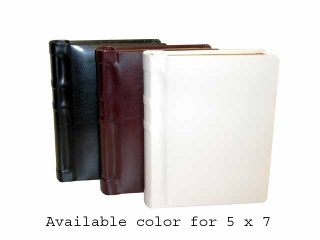 leather professional wedding photo albums with mats,5X7