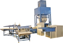 Pillow & cushion automatic weighing & filling line - BC1001+BC503+BC1028+