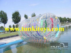 water roller barrel tube aqua amusment inflatable bumper