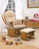 GC45 Recliner Glider Chair and Stool