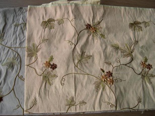 silk embroidery fabric