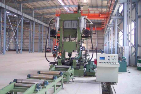 integrated beam welding production line