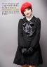 The Fashion Silver Worsted Big Bowknot Lady Style Dress - X08112205-2 