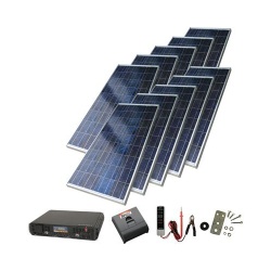 Sunforce Products ProSeries Solar Backup Power System - 1300 Watts - ProSeries